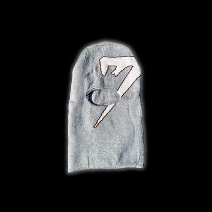 'NFNC' SKI MASK - GREY/WHITE